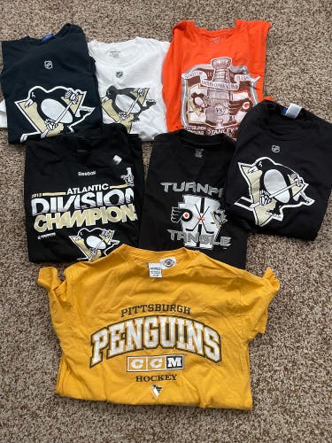 Pittsburgh Penguins t-Shirt lot M/L/XL