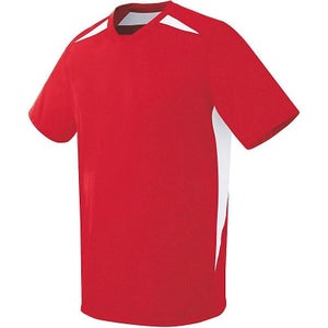 High Five Adult Unisex Hawk 322870 Size Lg Scarlet Red White Soccer Jersey New