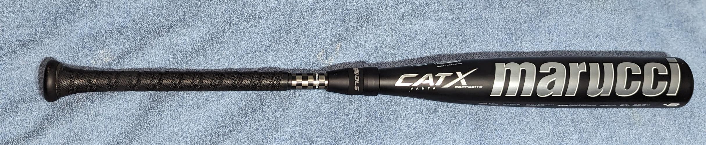 Used USSSA Certified 2023 Marucci Composite Cat X Vanta Composite Bat (-8) 24 oz 32"