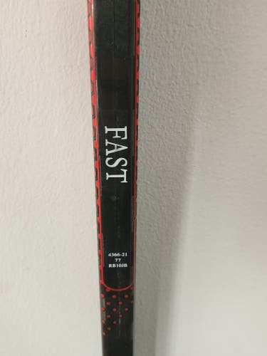 Bauer Nexus Geo Pro Stock - Jesper Fast - Carolina Hurricanes - Right - 77 Flex