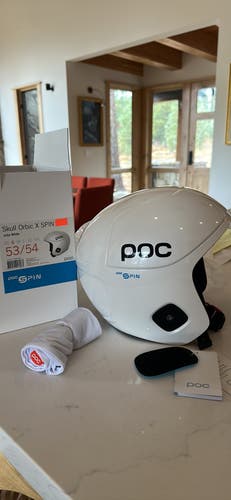 New Small POC Skull Orbic X Spin Helmet FIS Legal
