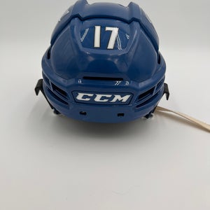 Used Blue CCM SuperTacks X Pro Stock Helmet (Jost) Small