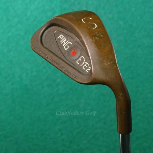 Ping Eye 2 BeCu Copper Red Dot SW Sand Wedge Dynamic Gold S400 Steel Stiff