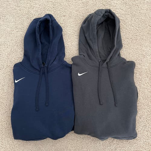 2-Pack Nike Hoodie Blue/Gray Men's Size Medium