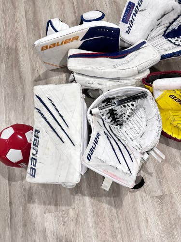 Bauer Pro Stock Hyperlite Glove And Blocker