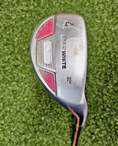 Tiger Shark Great White 4 Iron Hybrid 22* / RH / Senior Graphite ~39" / jd1473
