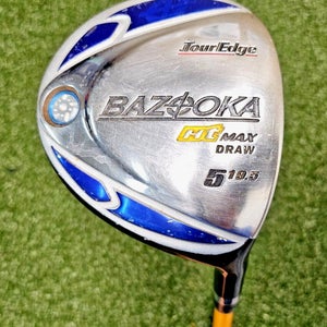 Tour Edge Bazooka Ht Max Draw 5 Wood / RH / Senior Graph ~43" / NEW GRIP /jd6763