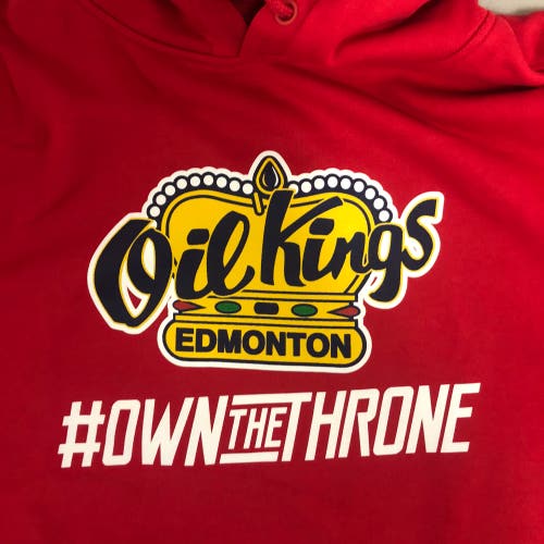 Edmonton Oil Kings large red hoodie