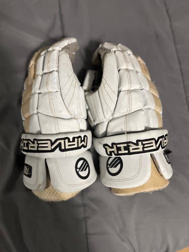 Used Maverik 13" Lacrosse Gloves