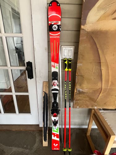 Used 157 cm With Bindings Hero FIS SL Pro Skis