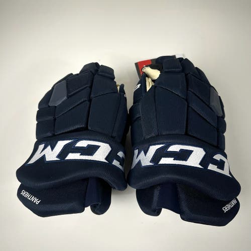 Brand New Navy Blue Florida Panthers HGTK Gloves 15"