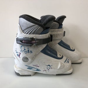 Used Dalbello GAIA 2 Girls DH Ski Boot White 205 MP - J01 11727-S000134245