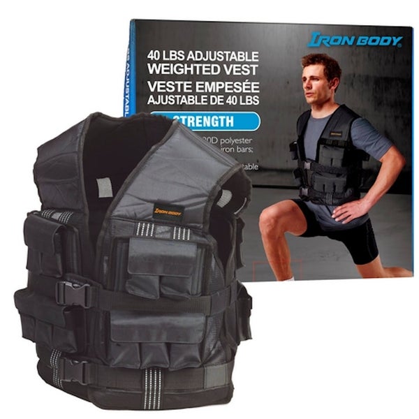 40 lb. Adjustable Weighted Vest