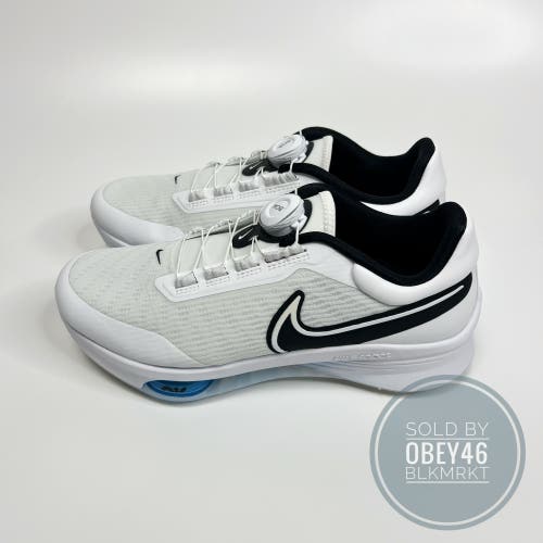 Nike Men's Air Zoom Infinity Tour Next% White Boa Golf Shoes 10 Wide