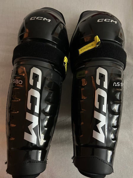 CCM TACKS AS 580 SR 14” SHIN GUARDS LIKE NEW*