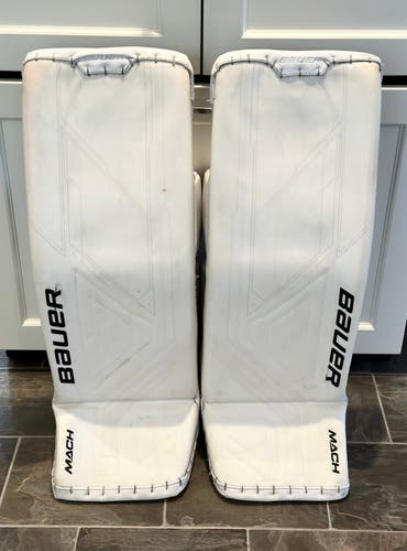 Bauer Supreme Pro Mach Goalie Pads - Size Medium - Great Shape!