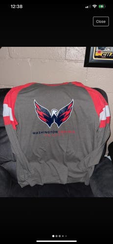 NHL Washington Capitals Long Sleeve T Shirt Mens Size XXL Brand New Without Tags