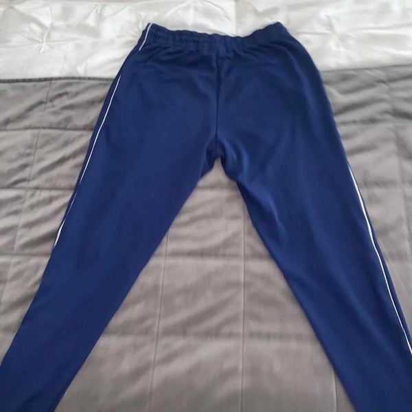 NIKE Men's NikeCourt Heritage Tennis Pants Navy Blue - Size Small