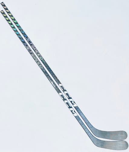 New 2 Pack Silver CCM Jetspeed FT5 Pro Hockey Stick-LH-80 Flex-P90T-Grip W/ Corner Tactile
