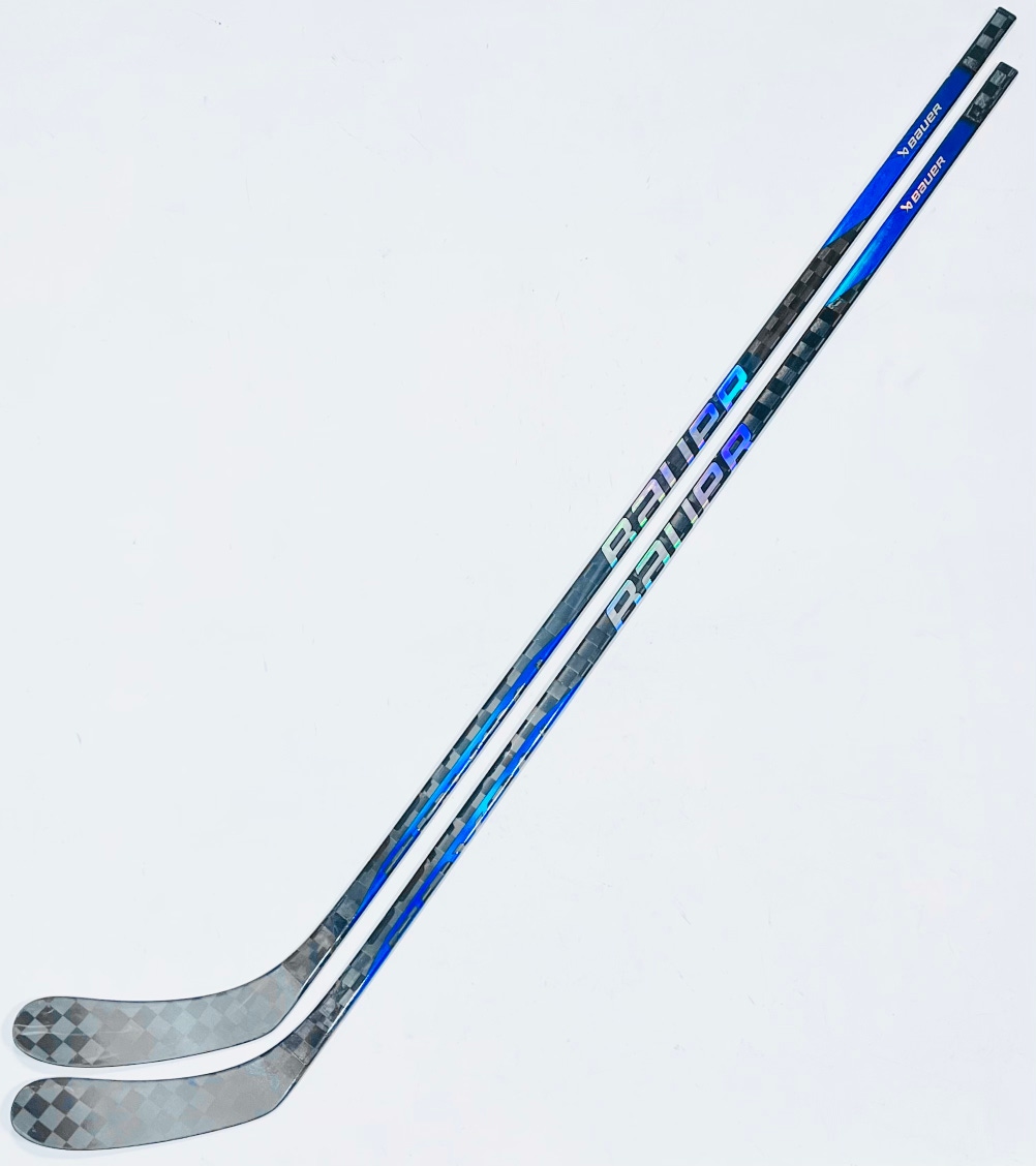 New 2 Pack Custom Blue Bauer Nexus SYNC (BRO3LR3 Build) Hockey Stick-RH-OVI Pro Curve (P08)-87 Flex