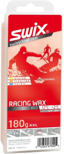180g Swix UR8 Red Bio Training Wax | Ski Racing Mid Temperature