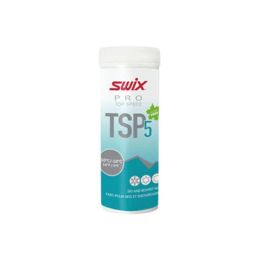 40g Swix Wax Top Speed Powder 5 Turquoise | TSP05-4 Ski Race Tuning -10°C /-18°C