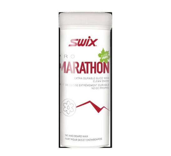 40g Swix Marathon White Powder Wax | DHP-4 Fluoro-free Competetive Ski Tuning