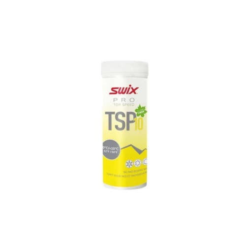 40g Swix Wax Top Speed Powder 10 Yellow| TSP10-4 Ski Race Tuning 0°C to 10°C