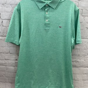 Vineyard Vines Mens On The Go Striped Size Medium SS Collared Polo Shirt NWT
