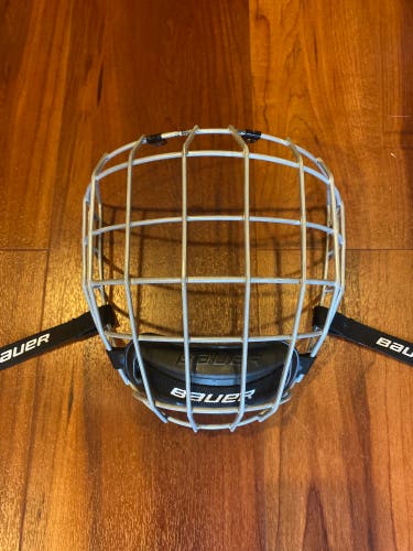 Large Bauer Full Cage Profile II Facemask - Grey