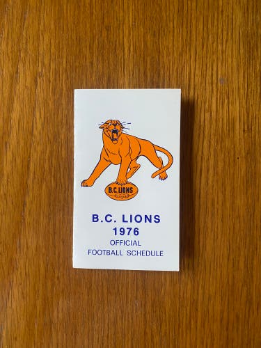 Bc Lions 1976 Game Schedule