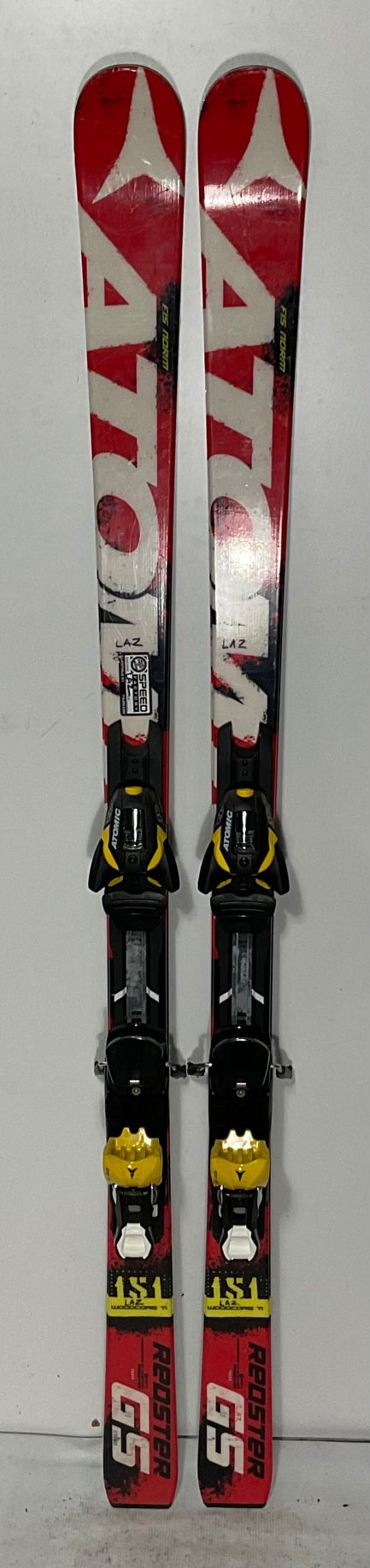 Used Kid's Atomic 151cm Redster GS Skis With Atomic XTO 12 Bindings (481F)