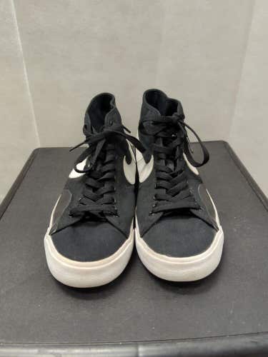 Size 10 - Nike Blazer Court Mid SB Black White 2021
