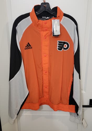 Philadelphia Flyers Orange New Men's Medium Adidas Jacket