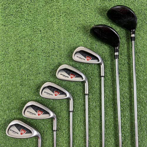 Callaway Strata Tour Plus Combo Iron Hybrid Set 4H 5H 6-PW Right Handed -1/2”