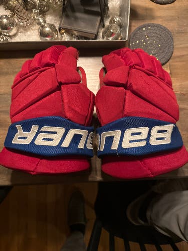 Used Bauer 14" Pro Stock Vapor Elite Gloves