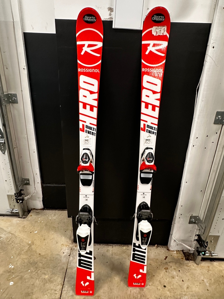 Rossignol Skis Junior 111 cm With Bindings Hero Athlete Multi Event Skis