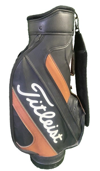 Titleist Golf Bag Single Strap 6-Dividers 4 Pockets Zippers Work