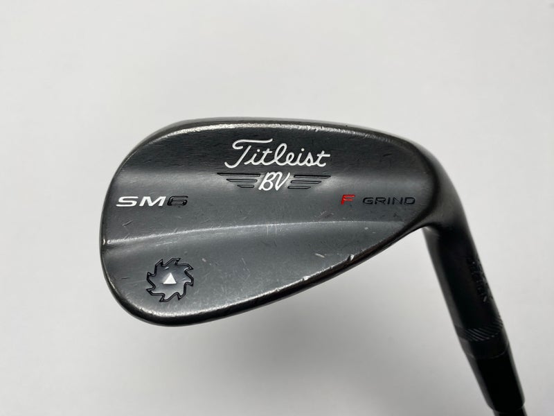 Titleist Vokey SM6 Jet Black Wedge 48* 8 Bounce F-Grind UST Mamiya MP6 Senior RH