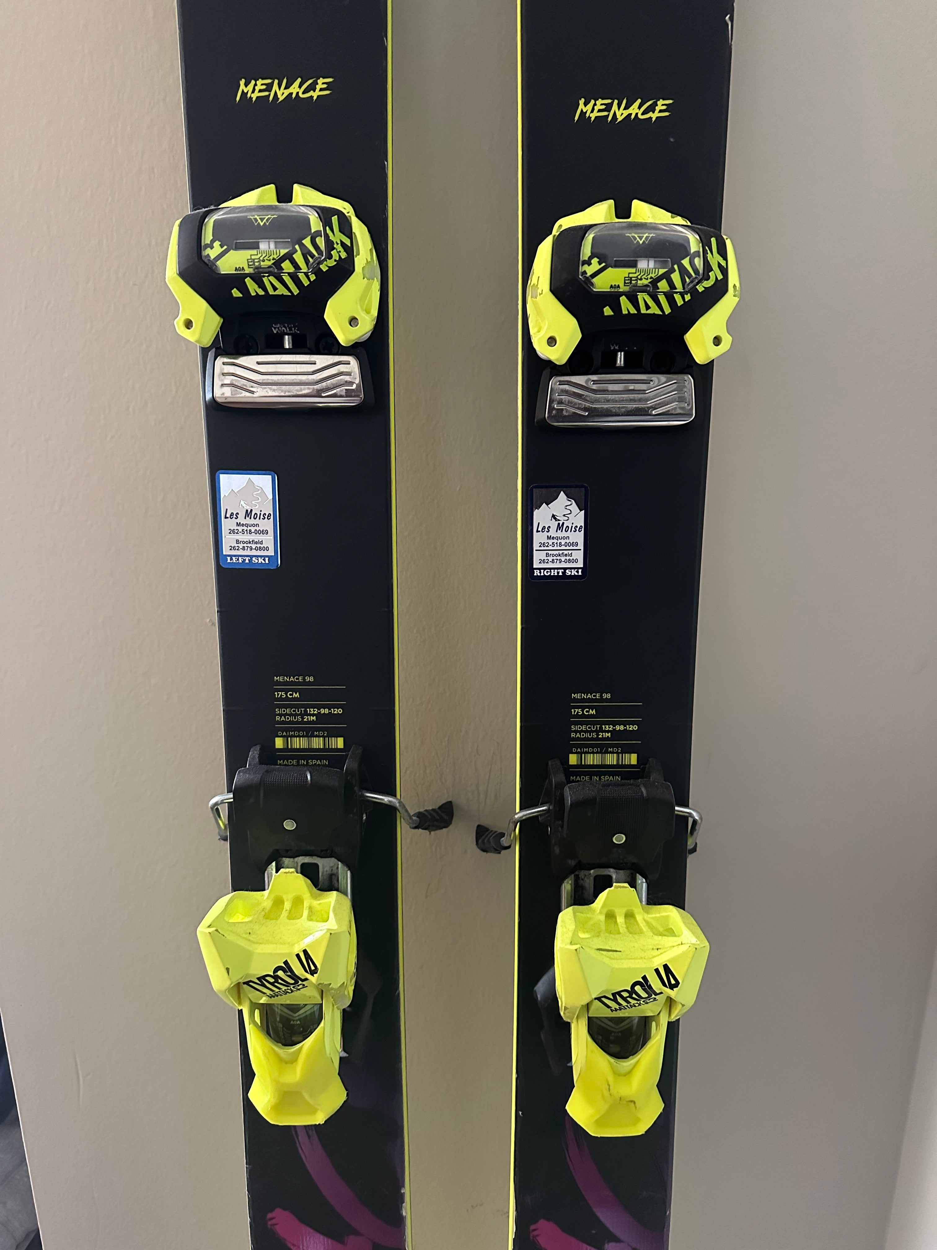 DYNASTAR MENACE98 175cｍ Tyrolia Attack13 M-MENACE TEAM KID-X | All mountain skis | Dynastar-Lange