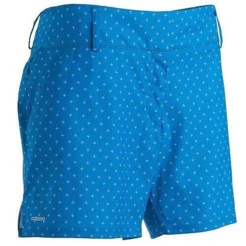 Adidas Adizero Ladies Ligoni Golf Shorts - Solar Blue - Size 4 - MSRP $65