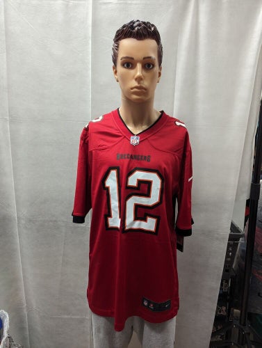 NWT Tom Brady Tampa Bay Buccaneers Red Nike Jersey L NFL
