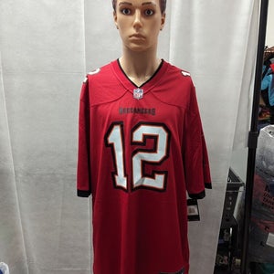 NWT Tom Brady Tampa Bay Buccaneers Red Nike Jersey XXL 2XL NFL