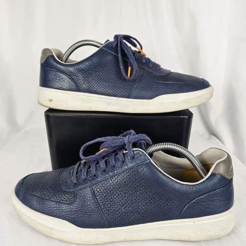 Cole Haan Grand Crosscourt Modern C34164 Blue Leather Shoes Men's Size 9 M