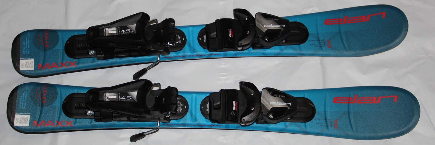NEW 2024 Elan kids skis 70 cm ELAN MAXX BLUE with system size adjustable binding
