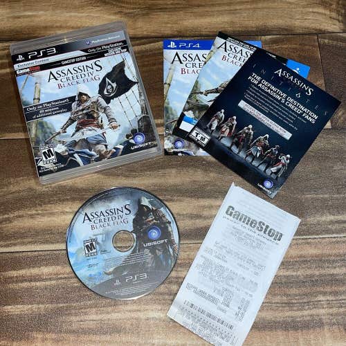 Assassin's Creed IV: Black Flag PlayStation 3 PS3 CIB - GameStop Edition