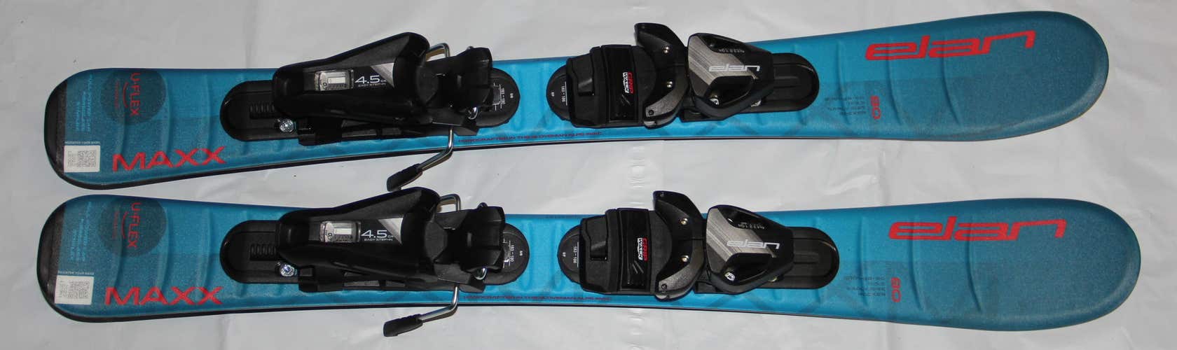 NEW 2024 Elan kids skis 80 cm ELAN MAXX BLUE with system size adjustable binding