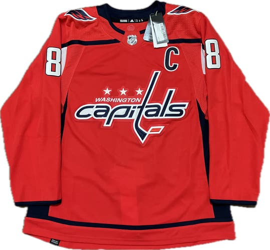 NWT Washington Capitals Alex Ovechkin Adidas NHL Hockey Jersey Size 50