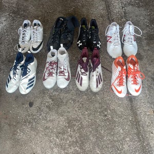 lot of lacrosse cleats (nike, under armour, adidas