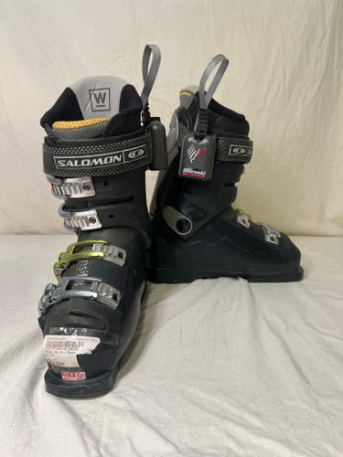 Women's Used Salomon X-Wave 8.0 Ski Boots Soft Flex